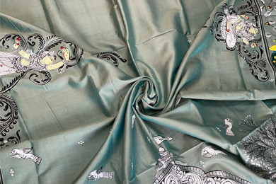 Pattachitra Silk Sarees