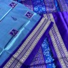 Premium bomkai silk sarees with  Steal blue dark blue combination