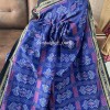 Exclusive single ikkat cotton saree