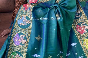 Exclusive pattachitra silk saree 