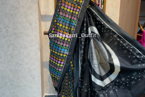 Exclusive contemporary designer silk saree