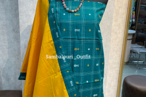 Exclusive fish buta Sambalpuri suit