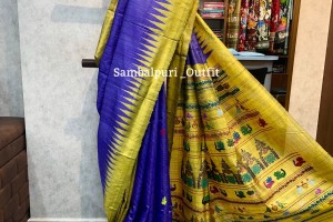 Exclusive Gopalpuri tusser silk saree 