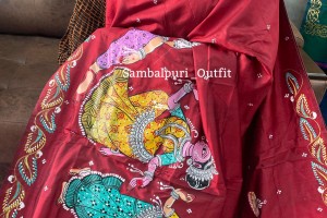 Exclusive pattachitra silk saree 