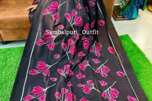 Exclusive designer ikkat silk saree 